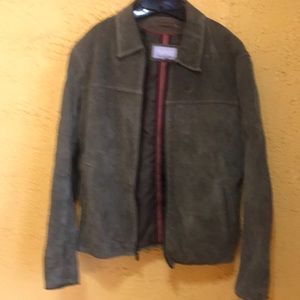 Men’s M.Julian Wilson Leather Suede Jacket Size Large